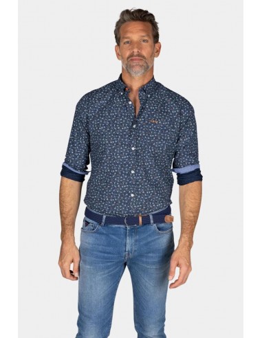 Chemise à motifs NZA marine sur le site 