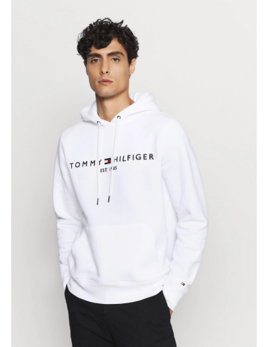 Sweat à capuche Tommy Hilfiger blanc 50% de réduction en Octobre 2024