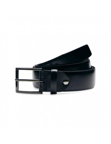 Ceinture Digel noire en cuir soldes