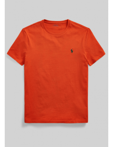 T-Shirt Ralph Lauren ajusté orange d'Europe débarque