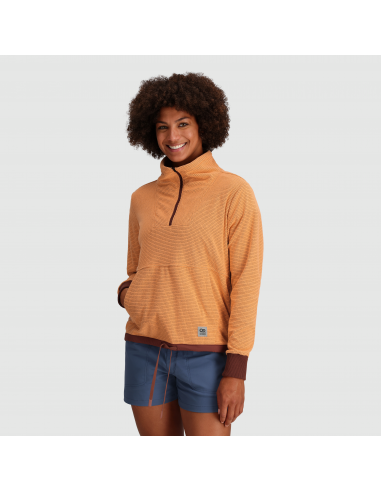 Women's Trail Mix Quarter Zip Pullover de technologie