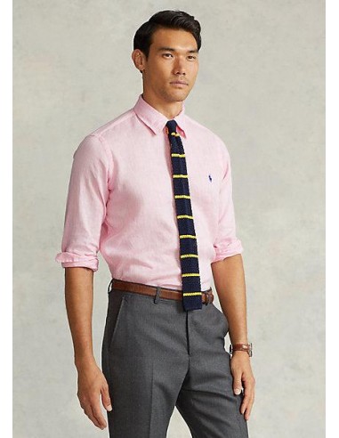 Chemise Ralph Lauren rose en lin votre