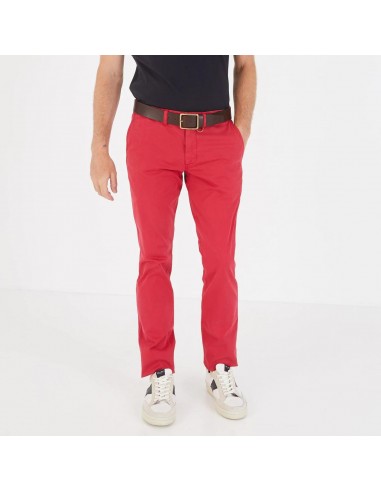 Pantalon chino Eden Park rouge en coton stretch 2 - 3 jours ouvrés.