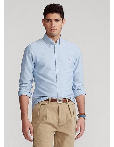 Chemise Ralph Lauren bleue en coton en ligne