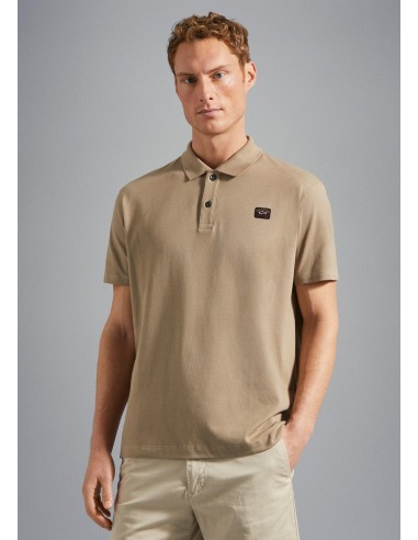 Polo Paul & Shark beige destockage