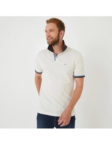 Polo Eden Park blanc en coton pima plus qu'un jeu 