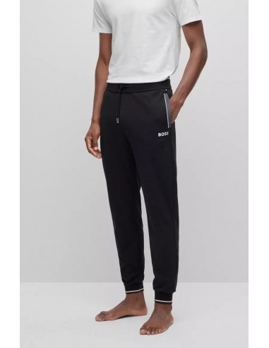 Pantalon de jogging BOSS noir en coton la livraison gratuite