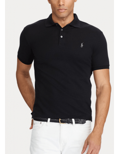 Polo Ralph Lauren noir basket pas cher