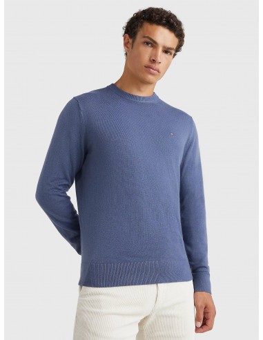 Pull Tommy Hilfiger bleu en cachemire online