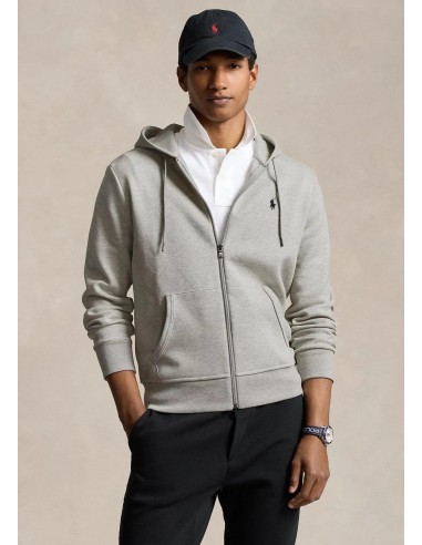 Sweat zippé Ralph Lauren gris Par le système avancé 