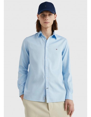 Chemise Tommy Hilfiger bleu clair Faites des économies