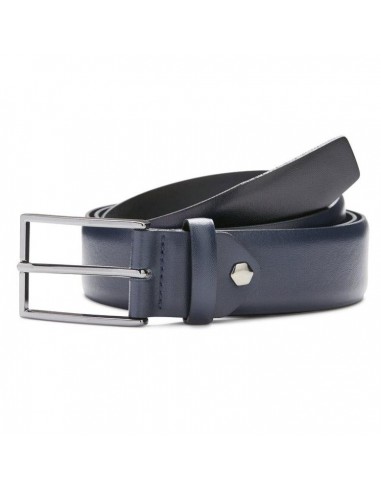 Ceinture Giacomo Digel marine en cuir une grave pollution 