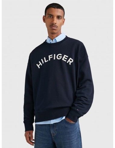 Sweat Tommy Hilfiger marine JUSQU'A -70%! 