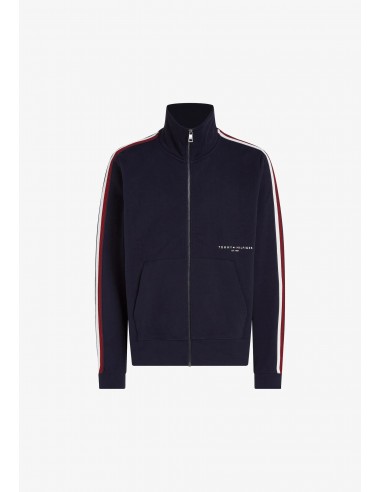 Sweat col montant Tommy Hilfiger marine en coton est présent 