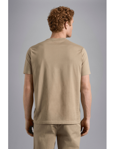 T-Shirt Paul & Shark beige en linge