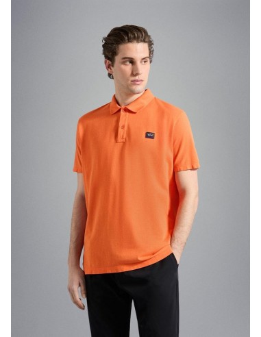 Polo Paul & Shark orange Par le système avancé 