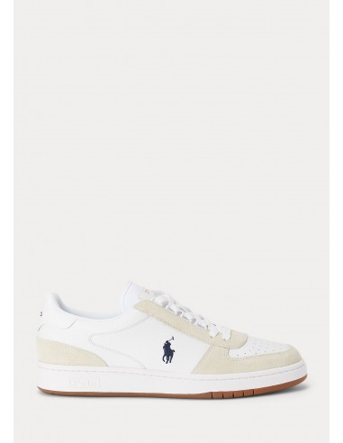 Baskets Ralph Lauren blanches les ligaments