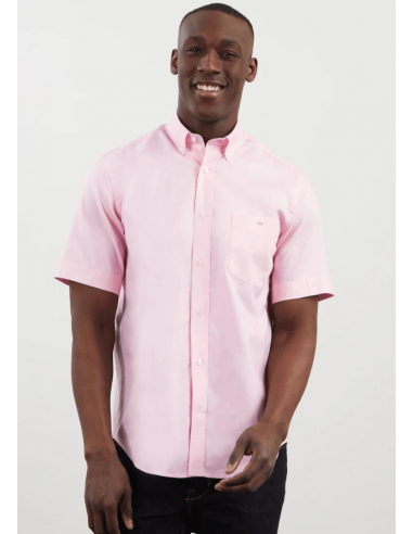 Chemise manches courtes Eden Park rose Découvrez la collection