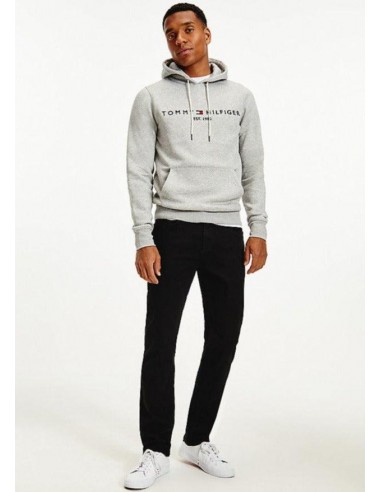 Sweat à capuche Tommy Hilfiger gris Les magasins à Paris et en Île-de-France