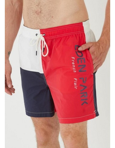 Short de bain Eden Park rouge de la marque