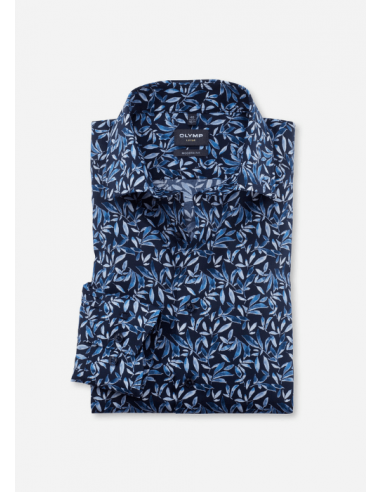 Chemise à motifs OLYMP bleue des créatures d'habitude