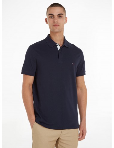 Polo Tommy Hilfiger marine en coton bio En savoir plus