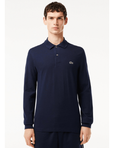 Polo manches longues Lacoste marine commande en ligne