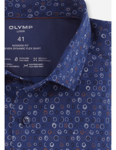 Chemise OLYMP marine Amélioration de cerveau avec