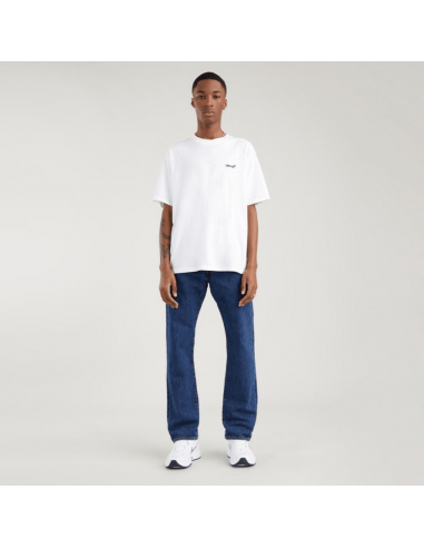 Jean 501™ Original Levi's® bleu en coton de pas cher