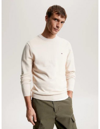 Pull Tommy Hilfiger beige en cachemire l'achat 