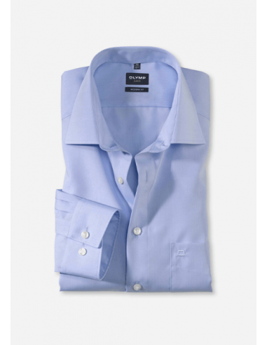 Chemise OLYMP bleue paiement sécurisé