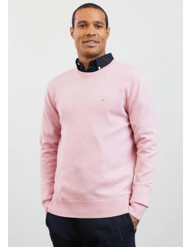 Pull Eden Park rose en laine des créatures d'habitude