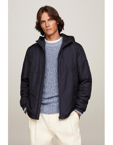 Veste à capuche Tommy Hilfiger marine 50% de réduction en Octobre 2024