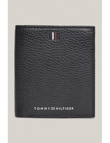 Portefeuille vertical Tommy Hilfiger noir en cuir Découvrez la collection