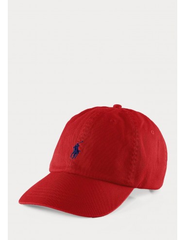 Casquette Ralph Lauren rouge les ligaments