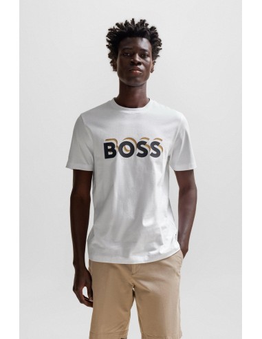 T-Shirt logo BOSS blanc 50-70% off 