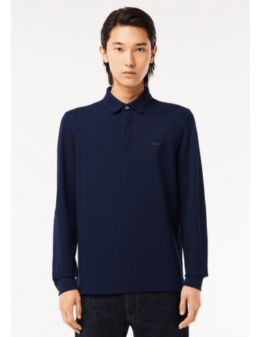 Polo Paris manches longues Lacoste marine acheter