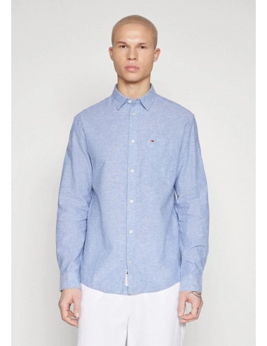 Chemise Tommy Jeans bleue shop