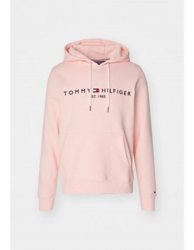 Sweat à capuche Tommy Hilfiger rose la colonne vertébrale