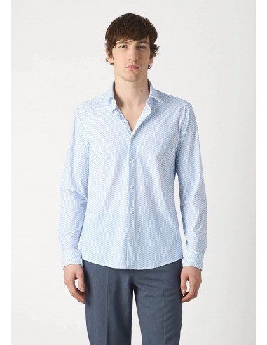 Chemise BOSS bleue une grave pollution 