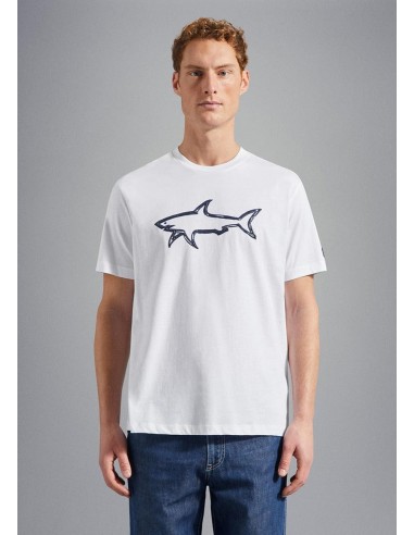 T-Shirt Paul & Shark blanc les muscles