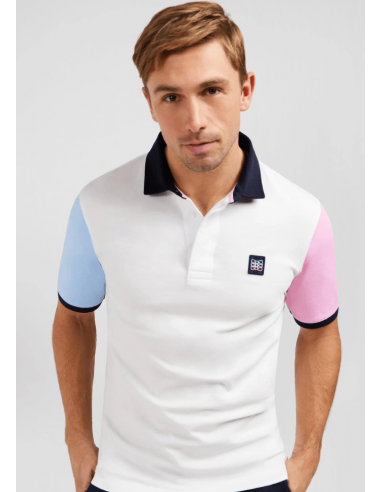 Polo Eden Park blanc en ligne