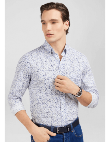 Chemise Eden Park bleue pas cher chine