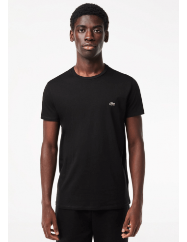 T-shirt Lacoste noir pas cher 