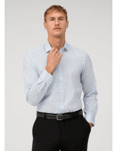 Chemise OLYMP bleue sur le site 