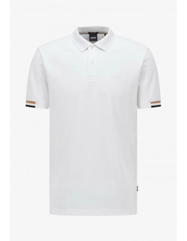 Polo BOSS blanc plus qu'un jeu 