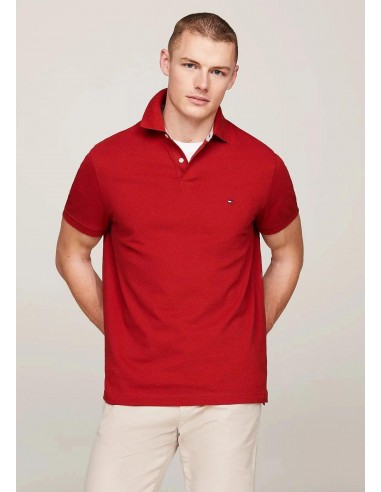 Polo Tommy Hilfiger rouge 2023