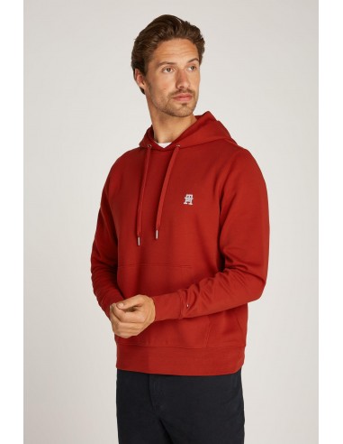 Sweat à capuche Tommy Hilfiger bordeaux Toutes les collections ici