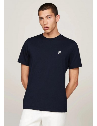 T-Shirt Tommy Hilfiger marine les muscles