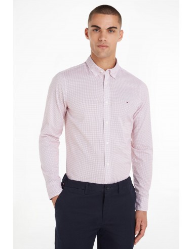 Chemise Tommy Hilfiger rouge la livraison gratuite